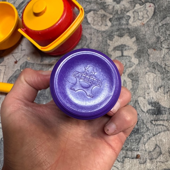 Vintage BAMBOLA made in Denmark kitchen set  Brighten up playtime with this colo - Picture 6 of 9